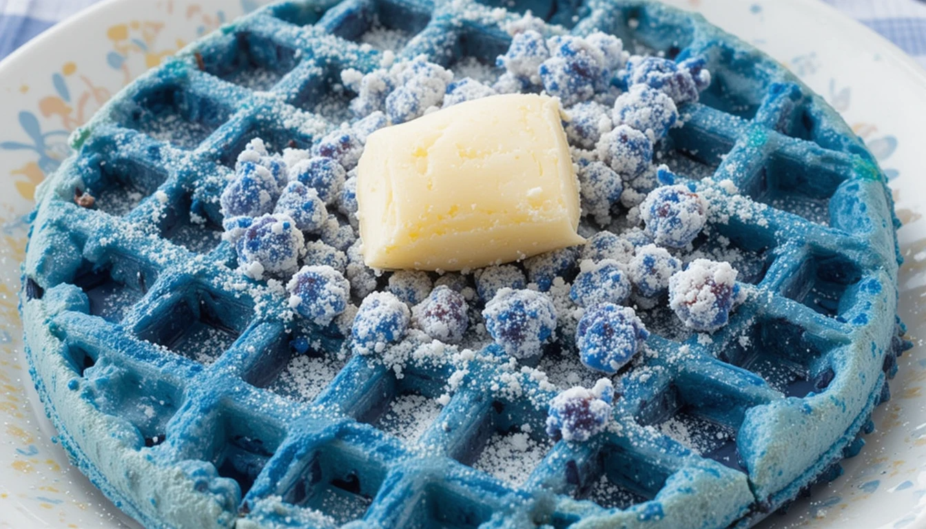 Blue Waffles Food